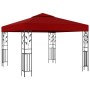 Cenador con tira de luces LED 3x3 m rojo tinto de vidaXL, Carpas y cenadores - Ref: Foro24-3070297, Precio: 255,04 €, Descuen...