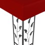 Cenador con tira de luces LED 3x3 m rojo tinto de vidaXL, Carpas y cenadores - Ref: Foro24-3070297, Precio: 255,04 €, Descuen...