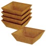 Maceta para Jardín 5 pcs Oxidado 50 x 50 x 15 cm en Macetas y jardineras | Comprar online en Foru.es