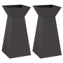 Maceta Pilar 2 pcs Negro 35 x 35 x 73 cm en Macetas y jardineras | Comprar online en Foru.es