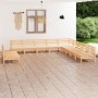 Juego de muebles de jardín 11 piezas madera maciza de pino de vidaXL, Conjuntos de jardín - Ref: Foro24-3083144, Precio: 488,...