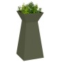 Maceta Pilar 2 pcs Oliva 35 x 35 x 73 cm en Macetas y jardineras | Comprar online en Foru.es