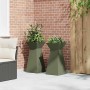 Maceta Pilar 2 pcs Oliva 35 x 35 x 73 cm en Macetas y jardineras | Comprar online en Foru.es