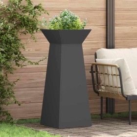 Maceta Pilar Negro 40 x 40 x 100 cm en Macetas y jardineras | Comprar online en Foru.es