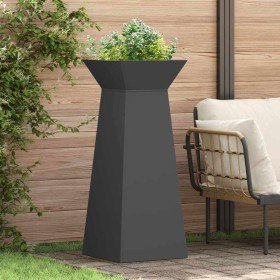 Maceta Pilar Negro 40 x 40 x 100 cm en Macetas y jardineras | Comprar online en Foru.es