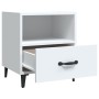 Mesitas de noche 2 unidades madera contrachapada blanca de vidaXL, Mesitas de noche - Ref: Foro24-812025, Precio: 63,80 €, De...