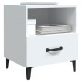 Mesitas de noche 2 unidades madera contrachapada blanca de vidaXL, Mesitas de noche - Ref: Foro24-812025, Precio: 63,80 €, De...