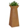 Maceta Pilar 2 pcs Plateado 40 x 40 x 100 cm en Macetas y jardineras | Comprar online en Foru.es
