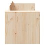 Sofá de jardín Marrón 134 x 60 x 62 cm Madera de pino macizo en Sofás de exterior | Comprar online en Foru.es