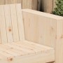 Sofá de jardín Marrón 185,5 x 60 x 62 cm Madera de pino macizo en Sofás de exterior | Comprar online en Foru.es