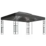 Cenador con doble techo y tira de luces LED antracita 3x4 m de vidaXL, Carpas y cenadores - Ref: Foro24-3070299, Precio: 271,...