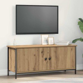 Gabinete de TV Roble artesanal 100 x 35 x 45 cm en Muebles TV | Comprar online en Foru.es