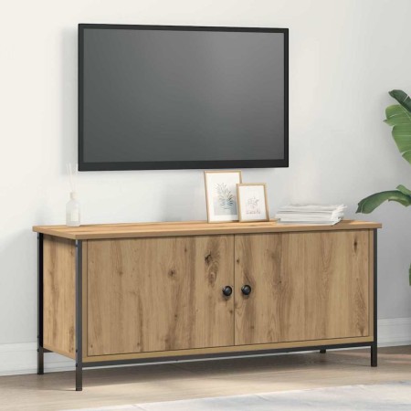 Gabinete de TV Roble artesanal 100 x 35 x 45 cm en Muebles TV | Comprar online en Foru.es