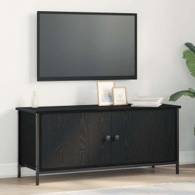 Gabinete de TV Roble Negro 100 x 35 x 45 cm en Muebles TV | Comprar online en Foru.es