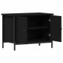 Gabinete de TV Roble Negro 60 x 35 x 45 cm Madera contrachapada en Muebles TV | Comprar online en Foru.es