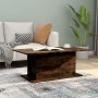 Mesa de centro madera de ingeniería roble ahumado 102x55,5x40cm de vidaXL, Mesas de centro - Ref: Foro24-813092, Precio: 41,6...