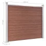 Braunes WPC-Zaunplatten-Set 353 x 146 cm von vidaXL, Zaunpaneele - Ref: Foro24-3070451, Preis: 634,97 €, Rabatt: %
