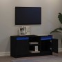 Unidades de TV Negro 100 x 34 x 50 cm Madera contrachapada en Muebles TV | Comprar online en Foru.es