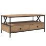 Mesa de Café with Drawer Roble artisan 100 x 51 x 45 cm en Mesas de centro | Comprar online en Foru.es