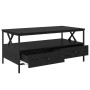 Mesa de Café Roble negro 100 x 51 x 45 cm Madera contrachapada en Mesas de centro | Comprar online en Foru.es