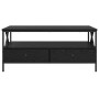 Mesa de Café Roble negro 100 x 51 x 45 cm Madera contrachapada en Mesas de centro | Comprar online en Foru.es