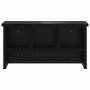 Perchero de pared con estante Roble negro 50 x 16 x 26 cm en Estanterías | Comprar online en Foru.es