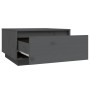 Mesa de centro de madera maciza de pino gris 55x56x32 cm de vidaXL, Mesas de centro - Ref: Foro24-813407, Precio: 46,48 €, De...