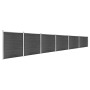 Juego de paneles de valla WPC negro 1045x186 cm de vidaXL, Paneles de vallas - Ref: Foro24-3070433, Precio: 1,00 €, Descuento: %