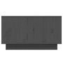 Mesa de centro de madera maciza de pino gris 55x56x32 cm de vidaXL, Mesas de centro - Ref: Foro24-813407, Precio: 46,48 €, De...
