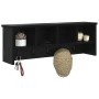 Perchero de pared con estante Roble negro 75 x 16 x 26 cm en Estanterías | Comprar online en Foru.es