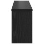 Perchero de pared con estante Roble negro 75 x 16 x 26 cm en Estanterías | Comprar online en Foru.es