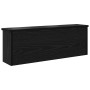 Perchero de pared con estante Roble negro 75 x 16 x 26 cm en Estanterías | Comprar online en Foru.es