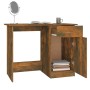 Escritorio madera contrachapada roble ahumado 100x50x76 cm de vidaXL, Escritorios - Ref: Foro24-815420, Precio: 68,35 €, Desc...