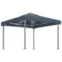 Cenador con tira de luces LED aluminio antracita 300x300 cm de vidaXL, Carpas y cenadores - Ref: Foro24-3070343, Precio: 365,...
