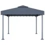 Cenador con tira de luces LED aluminio antracita 300x300 cm de vidaXL, Carpas y cenadores - Ref: Foro24-3070343, Precio: 365,...