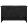 Perchero de pared con estante Roble Negro 50 x 20 x 30 cm en Estanterías | Comprar online en Foru.es