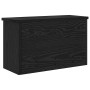 Perchero de pared con estante Roble Negro 50 x 20 x 30 cm en Estanterías | Comprar online en Foru.es
