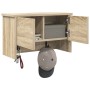 Perchero de pared con estante Roble Sonoma 50 x 20 x 30 cm en Estanterías | Comprar online en Foru.es