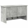 Perchero de pared con estante Gris Concreto 50 x 20 x 30 cm en Estanterías | Comprar online en Foru.es