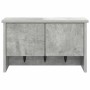 Perchero de pared con estante Gris Concreto 50 x 20 x 30 cm en Estanterías | Comprar online en Foru.es