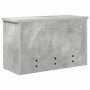 Perchero de pared con estante Gris Concreto 50 x 20 x 30 cm en Estanterías | Comprar online en Foru.es