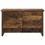Perchero de pared con estante Roble ahumado 50 x 20 x 30 cm en Estanterías | Comprar online en Foru.es
