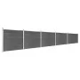 Schwarzes WPC-Zaunelement-Set 872 x 146 cm von vidaXL, Zaunpaneele - Ref: Foro24-3070462, Preis: 1,00 €, Rabatt: %