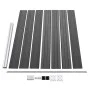 Schwarzes WPC-Zaunelement-Set 872 x 146 cm von vidaXL, Zaunpaneele - Ref: Foro24-3070462, Preis: 1,00 €, Rabatt: %