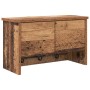 Perchero de pared con estante Madera vieja 50 x 20 x 30 cm en Estanterías | Comprar online en Foru.es