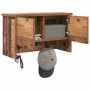 Perchero de pared con estante Madera vieja 50 x 20 x 30 cm en Estanterías | Comprar online en Foru.es