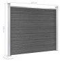 Schwarzes WPC-Zaunelement-Set 872 x 146 cm von vidaXL, Zaunpaneele - Ref: Foro24-3070462, Preis: 1,00 €, Rabatt: %