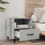 Mesita de noche madera contrachapada gris hormigón de vidaXL, Mesitas de noche - Ref: Foro24-812032, Precio: 42,24 €, Descuen...