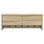 Perchero de pared con estante Roble Sonoma 80 x 20 x 30 cm en Estanterías | Comprar online en Foru.es