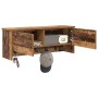 Perchero de pared con estante Madera vieja 80 x 20 x 30 cm en Estanterías | Comprar online en Foru.es